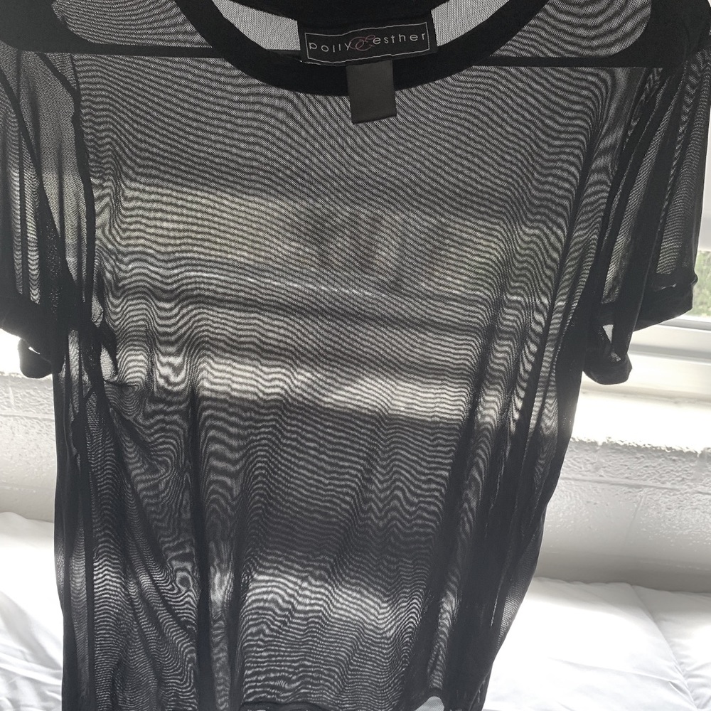 Mesh Black Tank